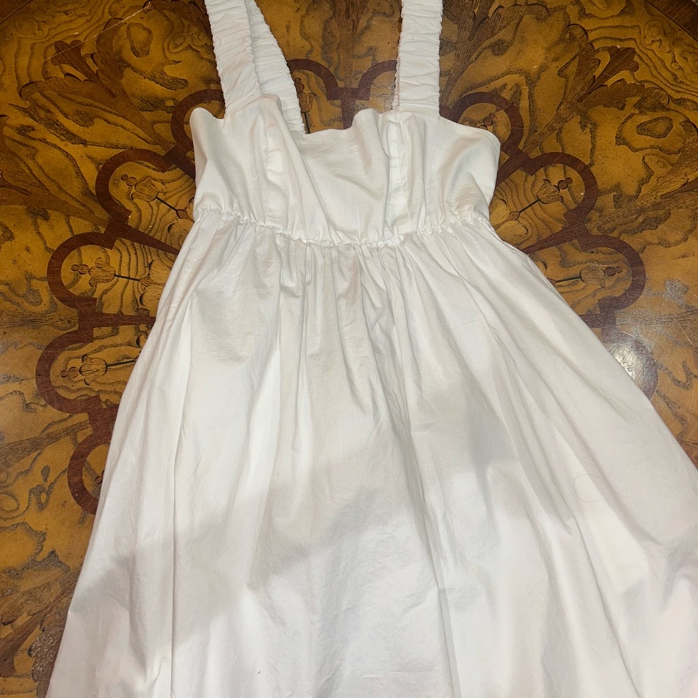 Show Me Your MuMu White Ruched Dress